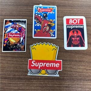 Supreme Colorful Sticker Collection